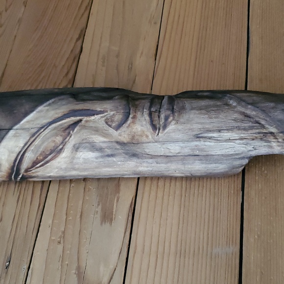 Set of 2 Al Wood Sculptures - Picture 4 of 5